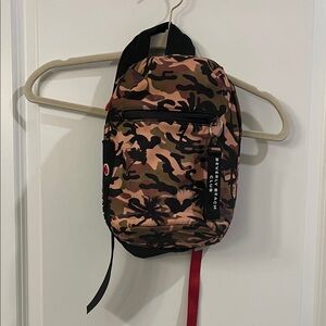 Beverly Beach Brown palm Camouflage Backpack